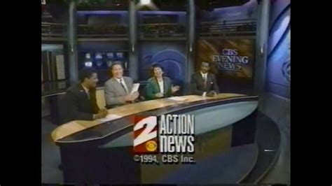 Kcbs Action News Cbs 2 Los Angeles News Open And Close 1991 1997