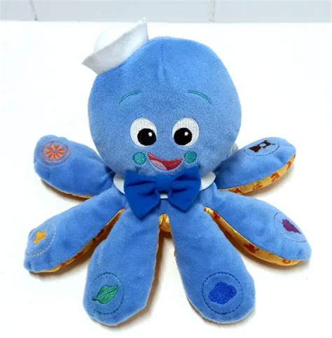 Baby Einstein Octoplush Blue Octopus Plush Interactive Touch And Sound