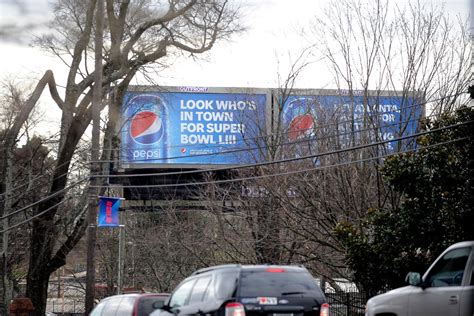 Pepsi Billboards Blanket Atlanta Home Of Coca Cola Ahead Of Super Bowl Liii News