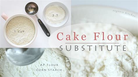 Certain healthy butter substitutes are more likely to affect the flavor or texture of your. How to Make Cake Flour Susbtitute Recipe 박력분 만들기 - 한글자막 ...