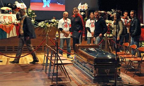 Marco Simoncelli Funeral Moto Gp Stars Boss Leads Mourners Following