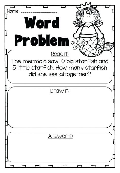 Math Problem Worksheets For 2nd Graders
