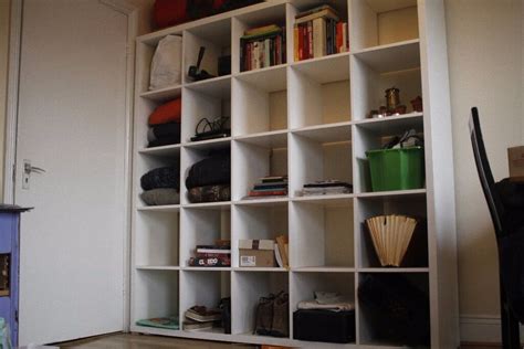 Scroll down to see all our room dividers. Ikea White 'Kallax' Shelving Unit / Room Divider 182x182 ...