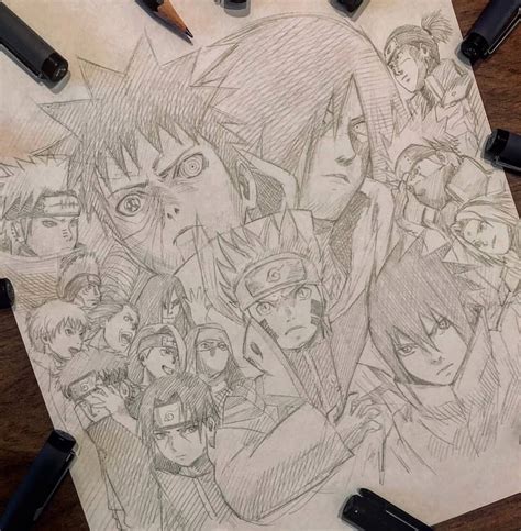 Anime Ignite Naruto Drawings Anime Lineart Anime Character Drawing