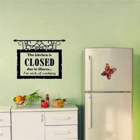 Funny Kitchen Wall Quote