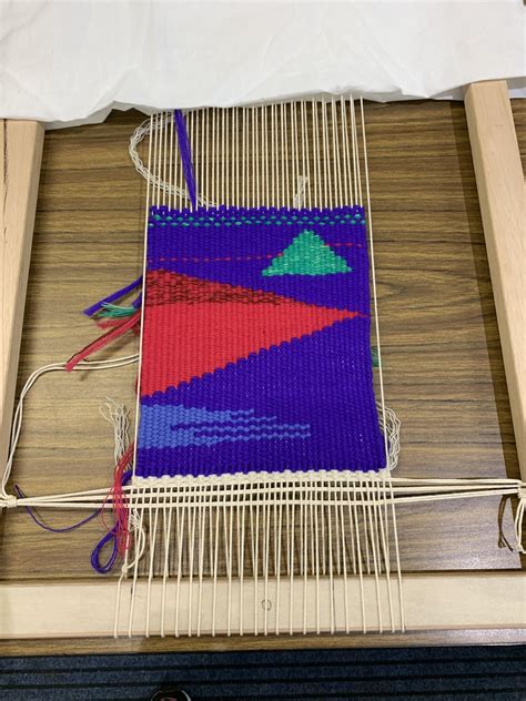 I’ve just finished a 2 day beginners tapestry weaving class. I had a