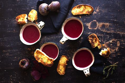 Chilled Beetroot Soup With Garlic Recipe My Culinary Adventures