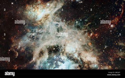 The Eagle Nebula In Deep Elements Of This Image Furnished By Nasa