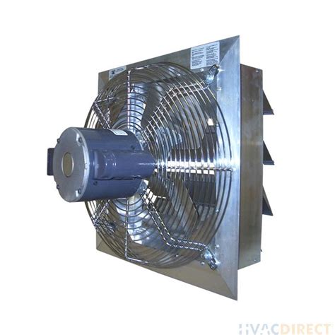 Canarm Wall Exhaust Fan 12 Inch Variable Speed 1650 Cfm 3 Phase