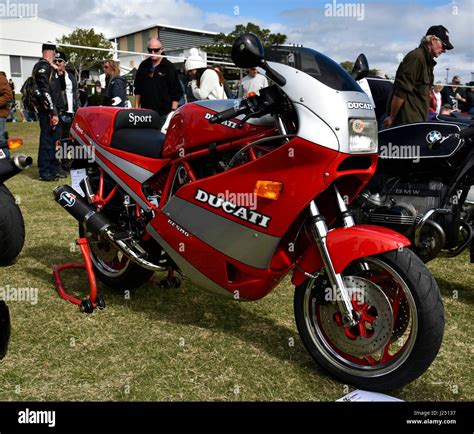 Ducati 750 Sport Desmo In Silver And Red Stock Photo Alamy