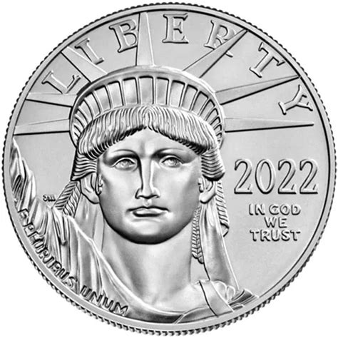 2022 1 Oz American Platinum Eagle Coin Bu Lcr Coin