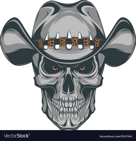 Cowboy Skull Svg