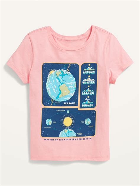 Short Sleeve Graphic T Shirt For Girls Old Navy