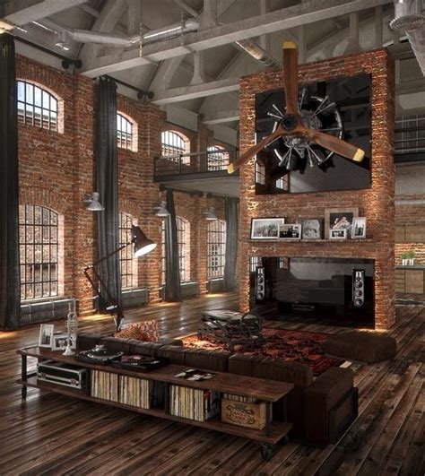 45 Awesome Rustic Industrial Living Room Design And Decor Ideas