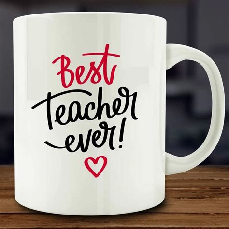 Mugs Drinkware The Best Teacher Ever Montessori Mug Pe