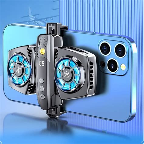 Universal Mini Ventilador De Refrigeração Do Telefone Móvel Radiador
