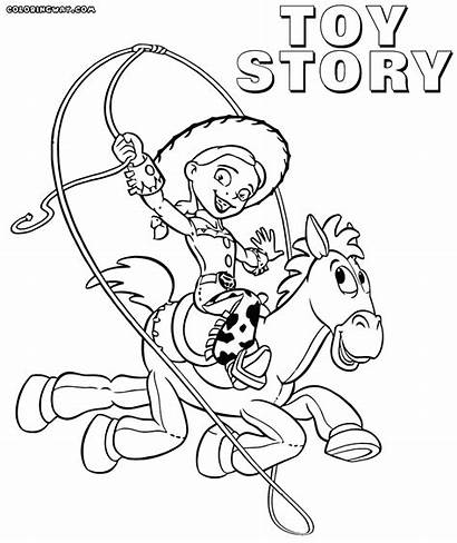 Coloring Pages Toy Story Printable Jessie Colouring