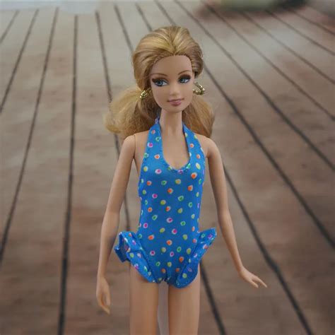 Handmade Swimwear Beach Bikini Bathing Swimsuits Outfits For Barbie