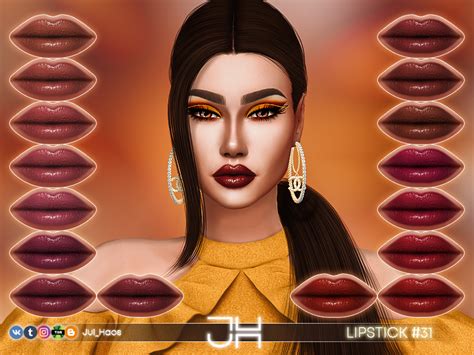 Sims 4 Cc Custom Content Matee Lipstick Makeup Ts4cc