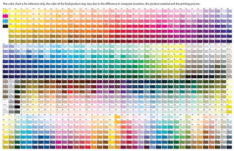 Pantone Color Chart Download