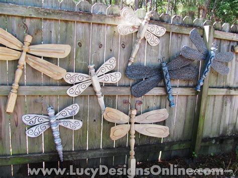 Diy Craft Zone Table Leg Dragonflies With Ceiling Fan