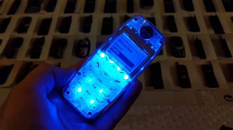 Nokia 3410 With Blue Flashing Led Lights Youtube