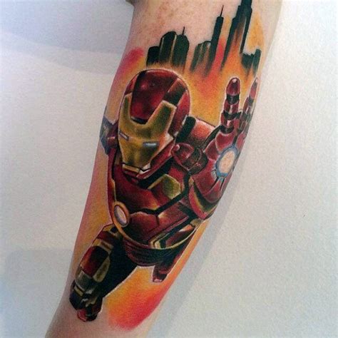 70 Iron Man Tattoo Designs For Men Tony Stark Ink Ideas Tattoos For