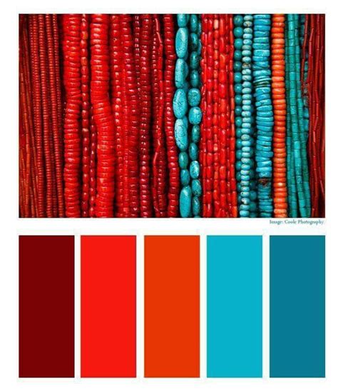 Simple Grey Coral Turquoise Color Scheme With New Ideas Home