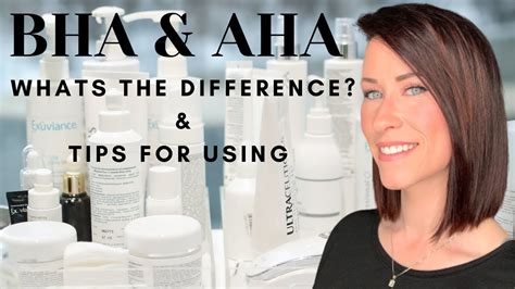 Bha And Aha Whats The Difference Tips For Using Exfoliation Acids Youtube