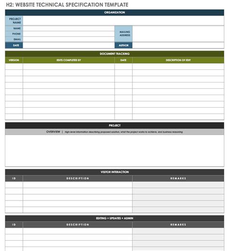 Product design and development involves a number of processes in order to increase the chances of success once in the market. Free Technical Specification Templates | Smartsheet