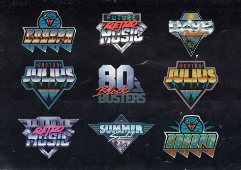 80s Logos Collection 2 Behance