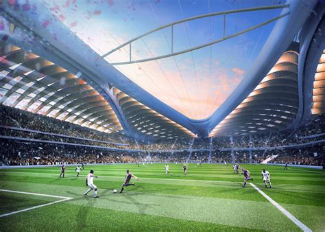 World Cup 2022 Qatar Football Stadium Workers Constructing Fifa World