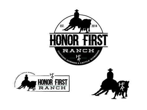 Honor First Ranch Logo Design Ranch House Designs Inc