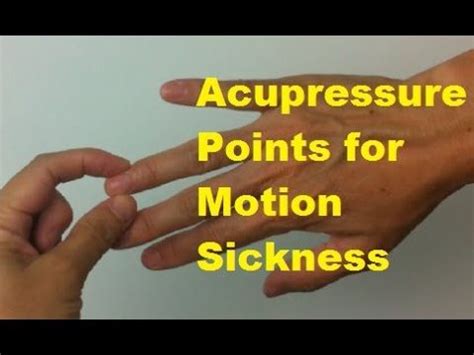Acupressure Points For Motion Sickness And Nausea Massage Monday Acupressure Points