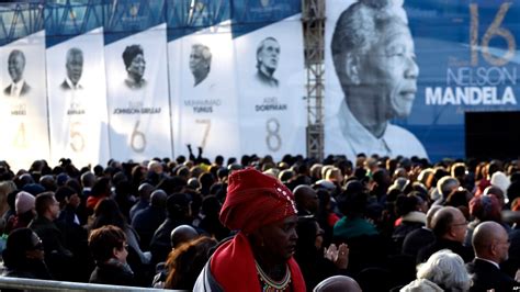 Lafrique Du Sud Rend Hommage à Nelson Mandela