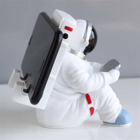 Astronaut Sculpture Phone Holder Stand Em 2020