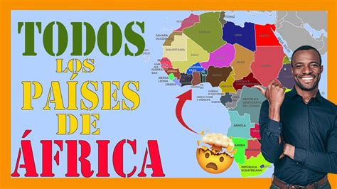 PAÍSES y capitales de ÁFRICA MAPA político de ÁFRICA YouTube