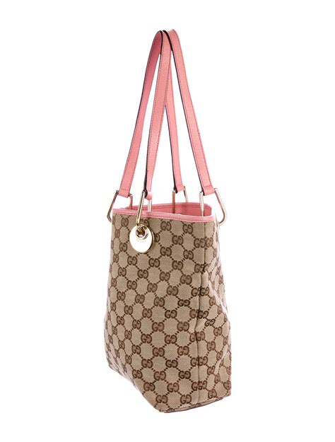 Gucci Gg Canvas Bucket Tote Handbags Guc163621 The Realreal
