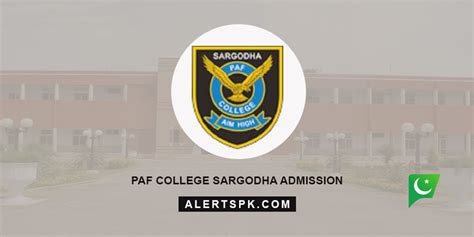 Paf College Sargodha Admission 2024last Date Online Apply