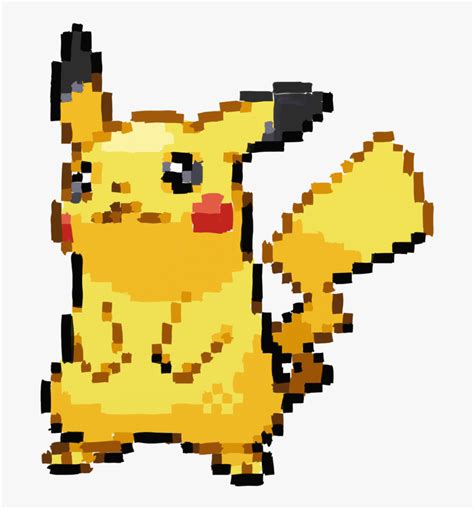 Pokemon Transparent Pixel Art Pokemon Pikachu Sprite Hd Png The Best