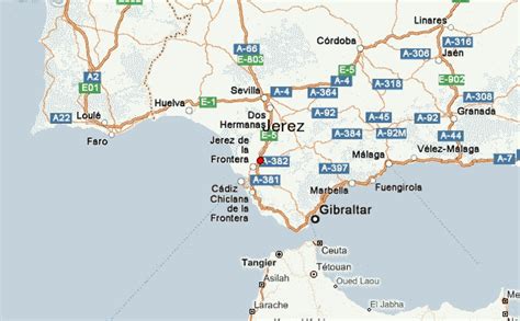 Jerez De La Frontera Mapa Mapa