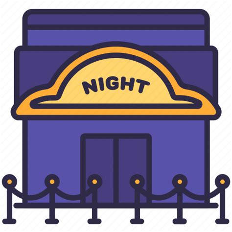Building Night Nightclub Party Structure Icon Download On Iconfinder
