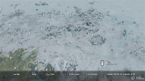 High Quality Map Of The World With All Roads For Tes V Skyrim
