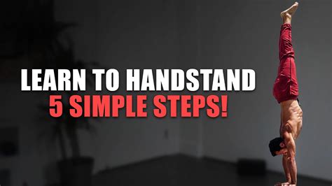 How To Do A Handstand As A Beginner Easy And Simple Youtube