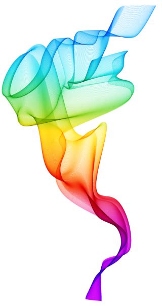 Rainbow Colored Smoke Png Transparent Background Free Download 43280