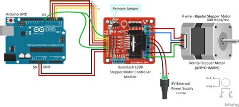 Stepper Motor Wiring Arduino