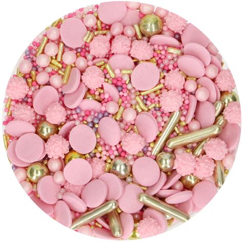 Sprinkle Medley Glamour Pink Funcakes