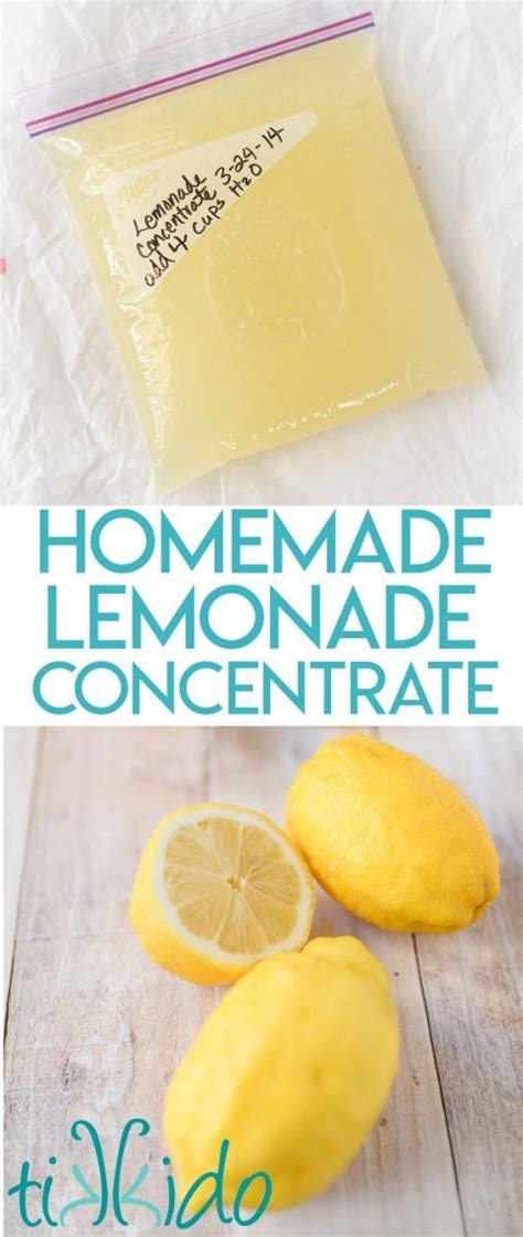 Homemade Lemonade Concentrate Recipe To Freeze For Summer Recipe Lemonade Concentrate Recipe