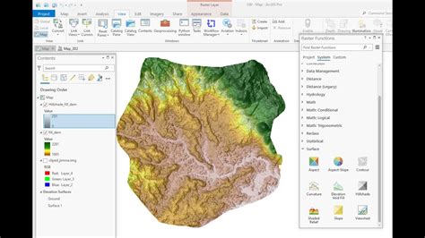 How To Creat Multi Dimensional Hillshade In Arcgis Pro Youtube