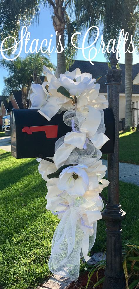 This wedding mailbox is exclusive to the wedding of my. Mailbox Piece | Wedding wreaths, Wedding, Mailbox